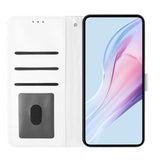 EIDERWOOD Xiaomi 17 Pro Max Konstläder Flip Skal m. Polka Design - Vit