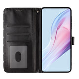 EIDERWOOD Xiaomi 17 Pro Konstläder Flip Skal m. Polka Design - Svart