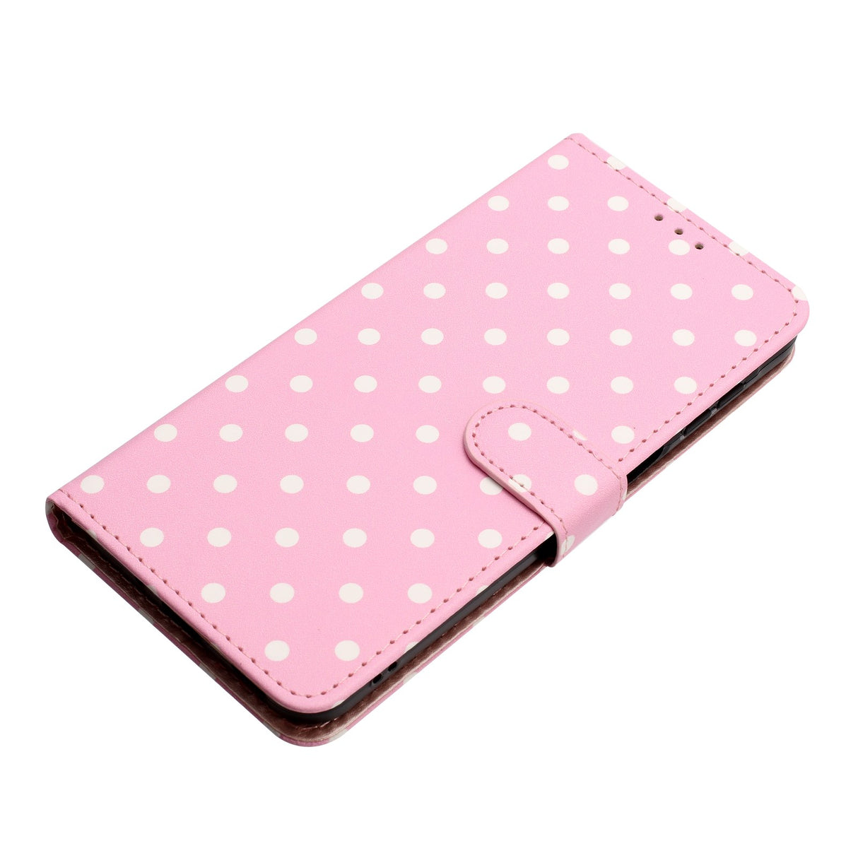 EIDERWOOD Xiaomi 17 Pro Konstläder Flip Skal m. Polka Design - Rosa