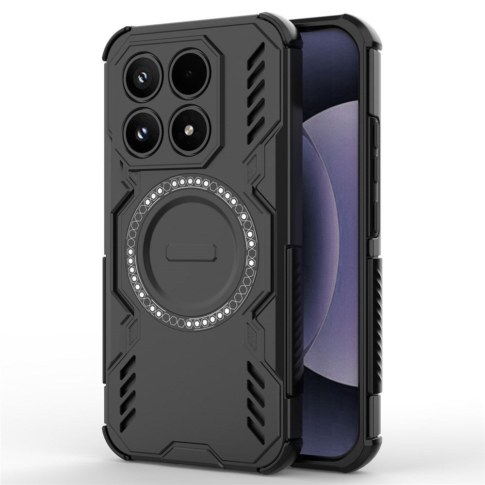 Xiaomi 17 EIDERWOOD Hybrid Tåligt Skal m. Värmeavledning - Svart
