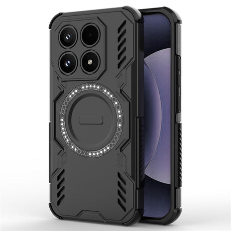 Xiaomi 17 EIDERWOOD Hybrid Tåligt Skal m. Värmeavledning - Svart