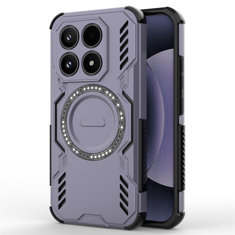 Xiaomi 17 EIDERWOOD Hybrid Tåligt Skal m. Värmeavledning - Lila