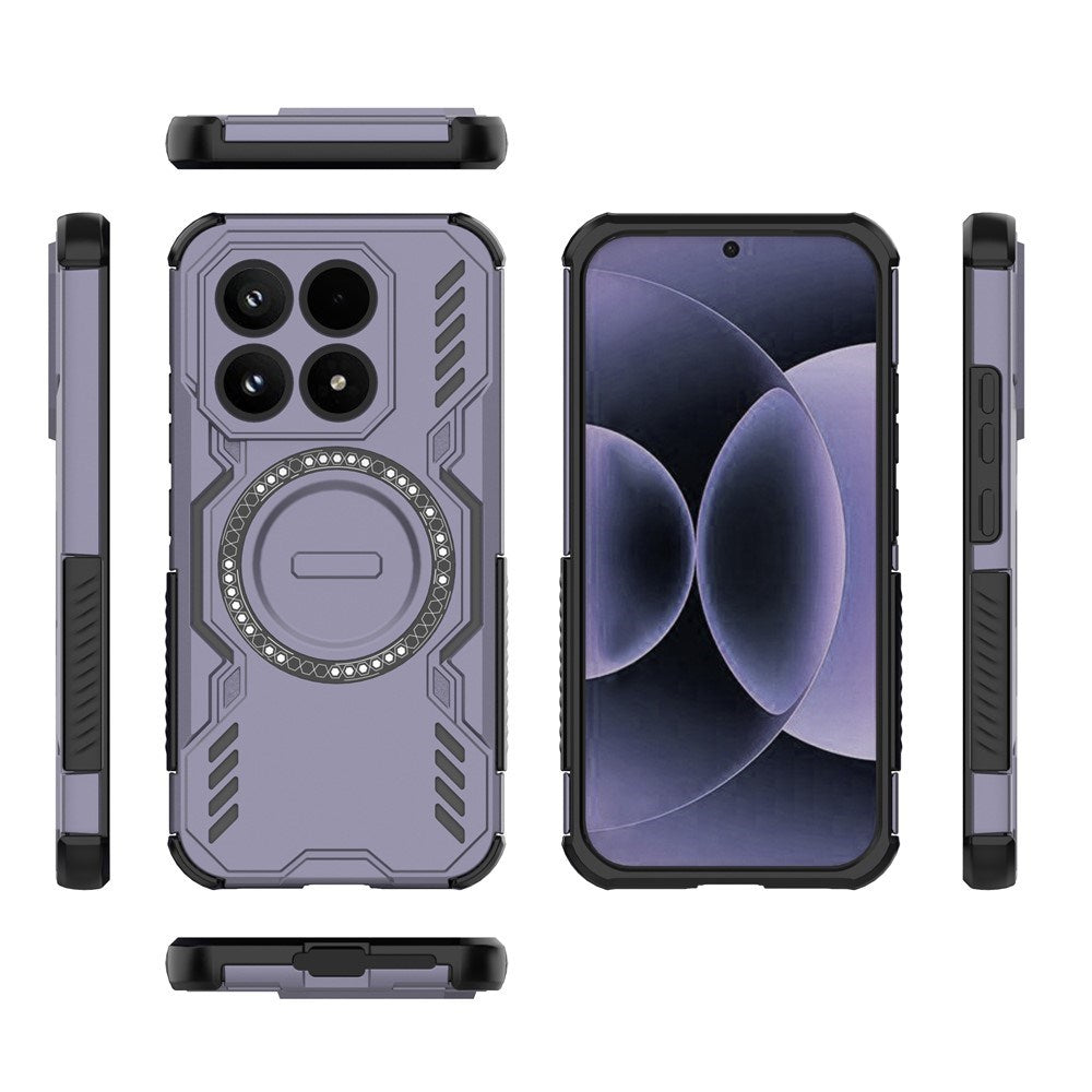 Xiaomi 17 EIDERWOOD Hybrid Tåligt Skal m. Värmeavledning - Lila