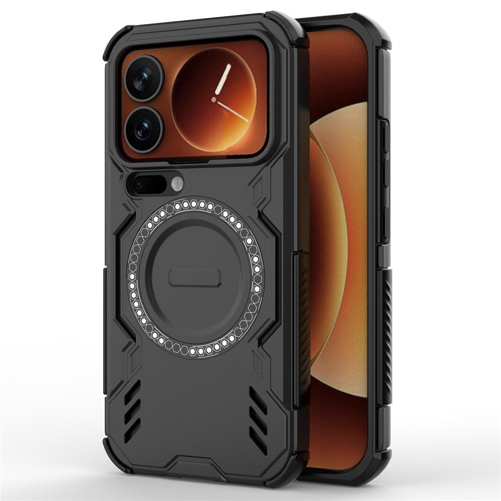 Xiaomi 17 Pro EIDERWOOD Hybrid Tåligt Skal m. Värmeavledning - Svart