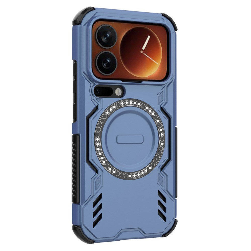 Xiaomi 17 Pro EIDERWOOD Hybrid Tåligt Skal m. Värmeavledning - Blå