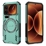 Xiaomi 17 Pro EIDERWOOD Hybrid Tåligt Skal m. Värmeavledning - Grön