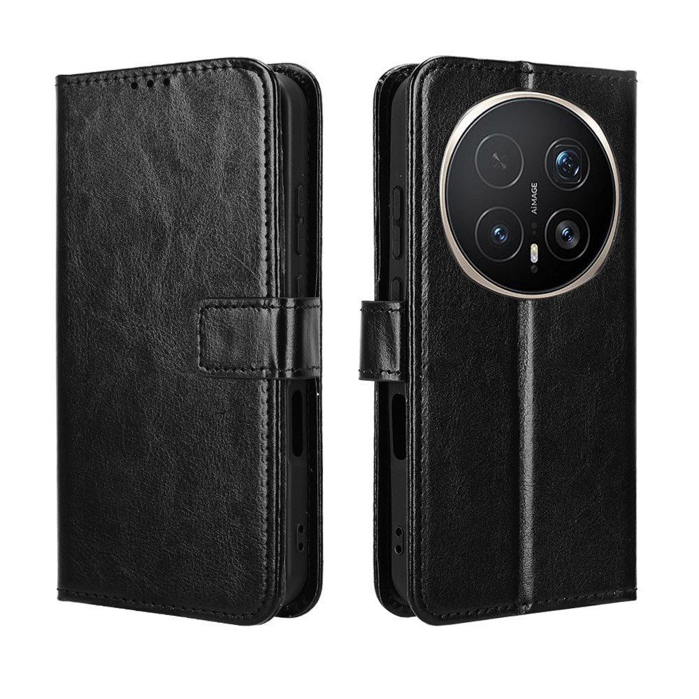 Honor Magic8 Pro EIDERWOOD Konstläder Fodral med Rem – Svart