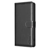 Honor X5c Plus BINFEN Konstläder Fodral med RFID Blockering - Svart