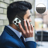 Honor X5c Plus BINFEN Konstläder Fodral med RFID Blockering - Svart