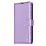 Honor X5c Plus BINFEN Konstläder Fodral med RFID Blockering - Lila