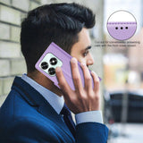 Honor X5c Plus BINFEN Konstläder Fodral med RFID Blockering - Lila