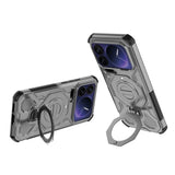 Xiaomi 17 Pro Max EIDERWOOD Tåligt Skal med Magnetiskt Kickstand - Grå