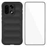 EIDERWOOD OnePlus 15 + Tåligt Skal och Skärmskydd Härdat Glas - Svart