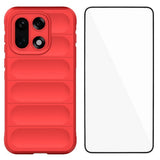 EIDERWOOD OnePlus 15 + Tåligt Skal och Skärmskydd Härdat Glas - Röd