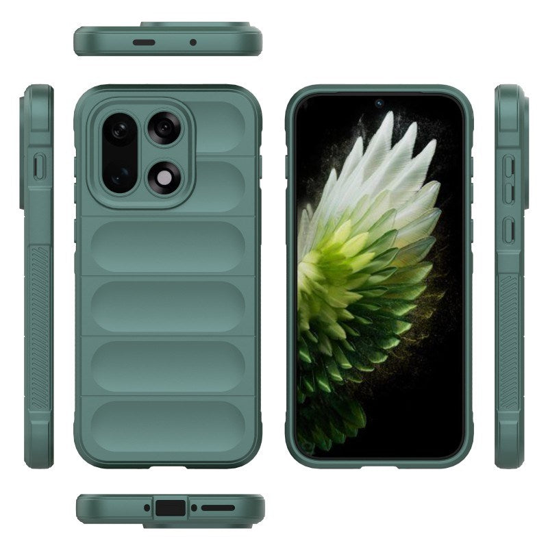 EIDERWOOD OnePlus 15 + Tåligt Skal och Skärmskydd Härdat Glas - Grön