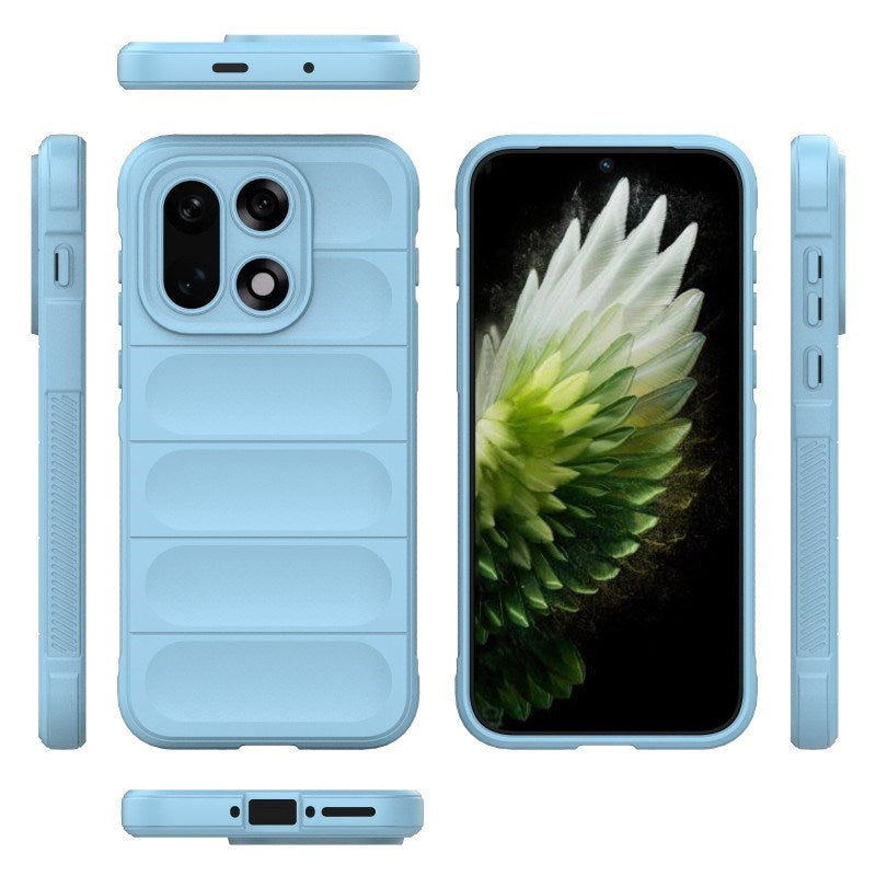 EIDERWOOD OnePlus 15 + Tåligt Skal och Skärmskydd Härdat Glas - Ljusblå