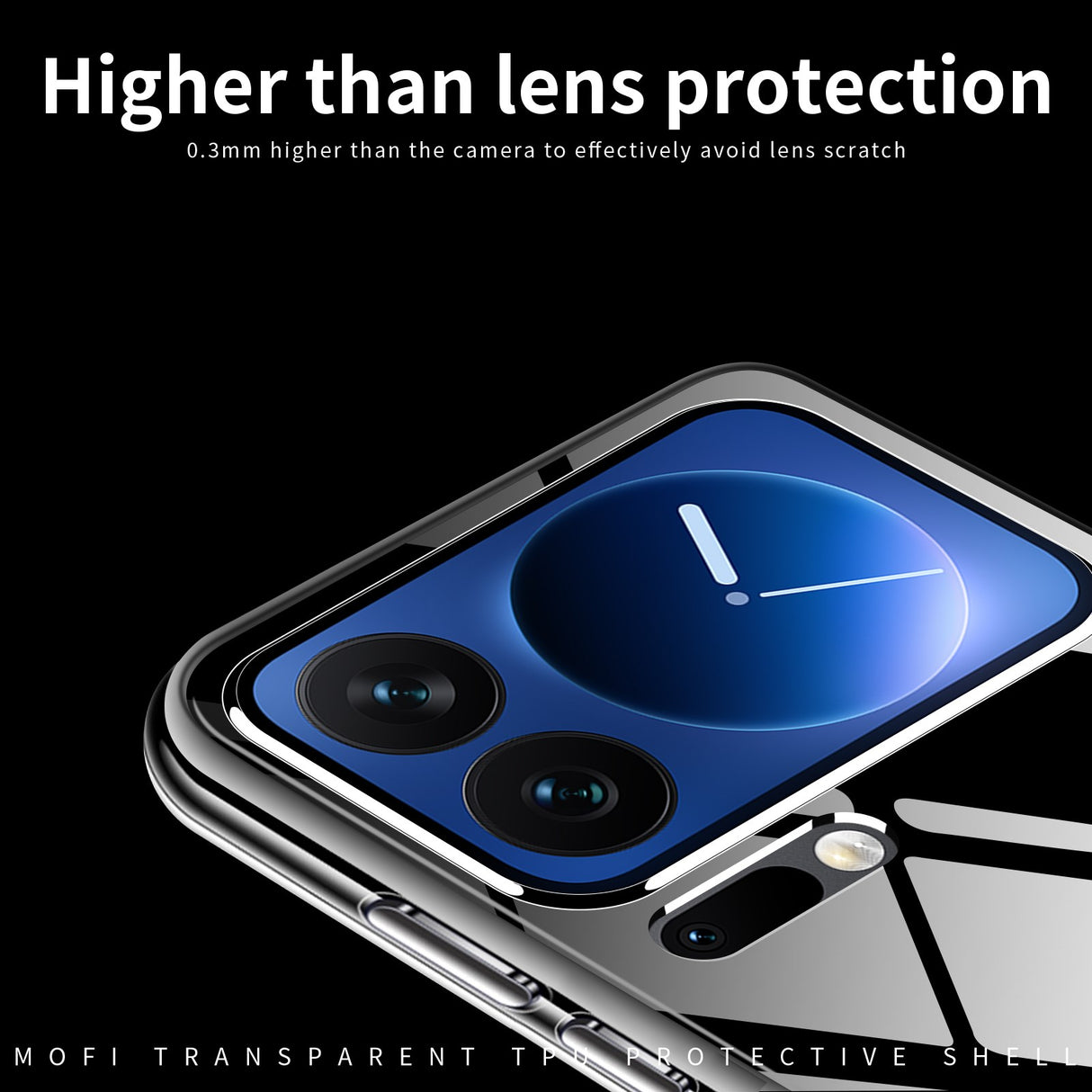 Xiaomi 17 Pro Max MOFI Slim Plast Skal - Genomskinlig