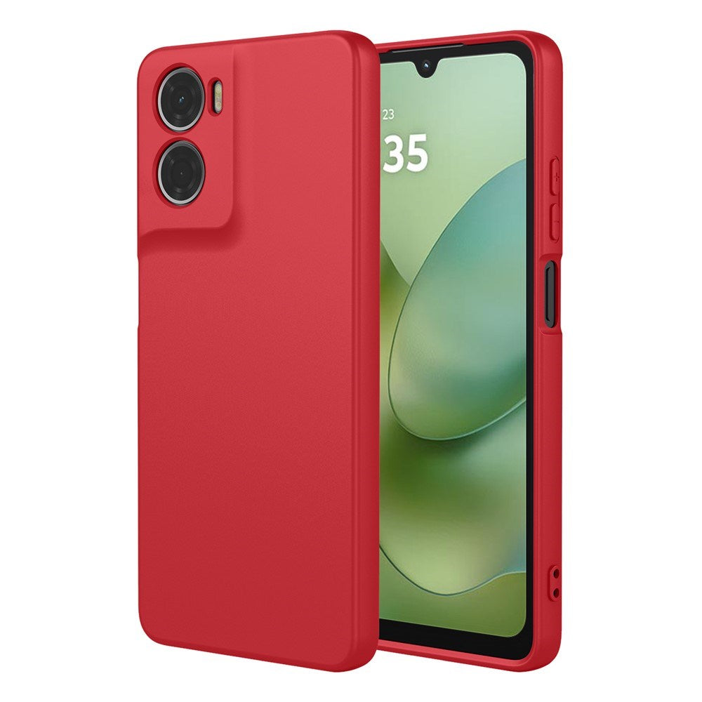 Motorola Moto G06 EIDERWOOD Flexibelt Plast Skal - Röd
