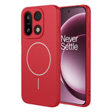 EIDERWOOD OnePlus 15 Flexibelt Plast Skal - MagSafe Kompatibel - Röd