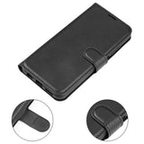 Xiaomi 17 EIDERWOOD Litchi Textur Konstläder Flip Fodral m. Kortficka - Svart