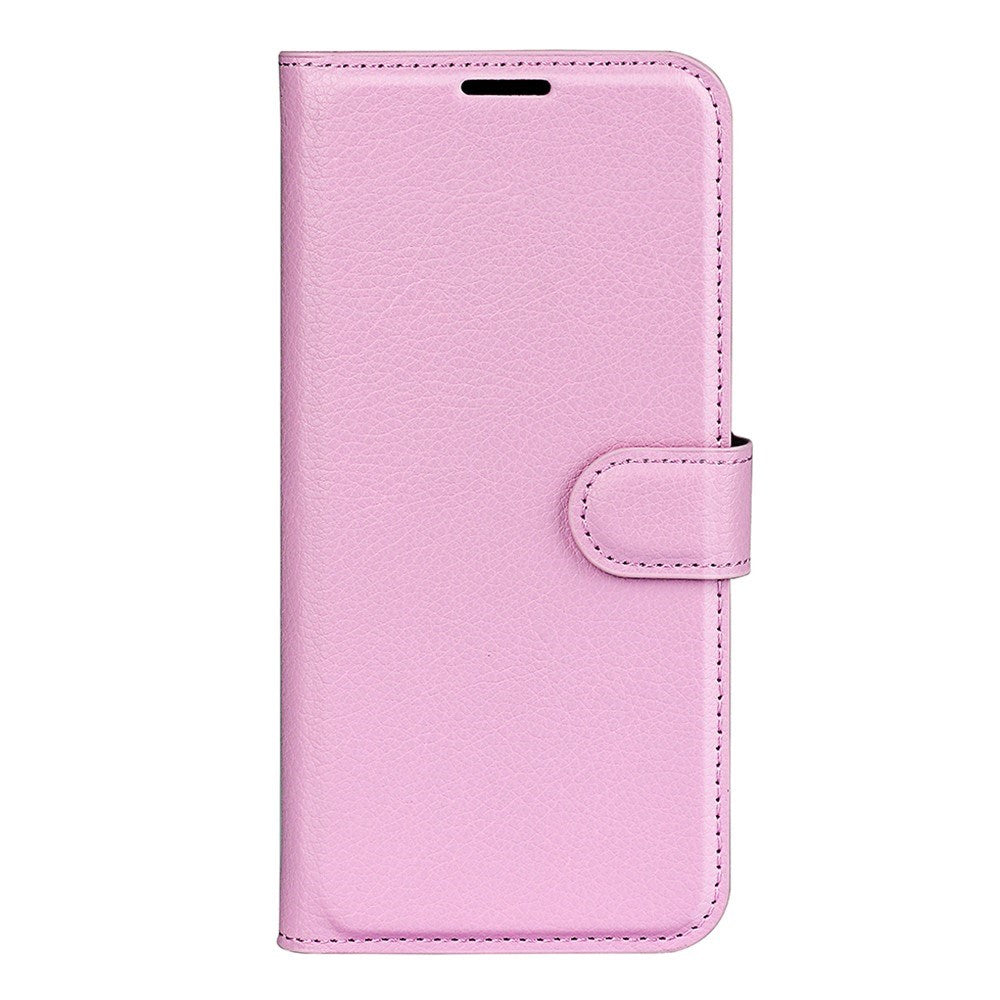 Xiaomi 17 EIDERWOOD Litchi Textur Konstläder Flip Fodral m. Kortficka - Rosa