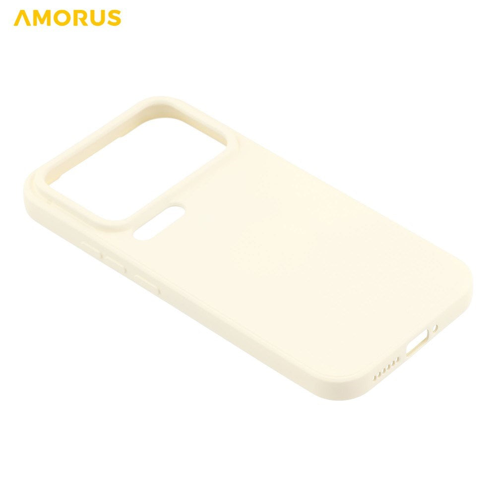 Xiaomi 17 Pro Amorus Flexibelt Plast Skal - Beige