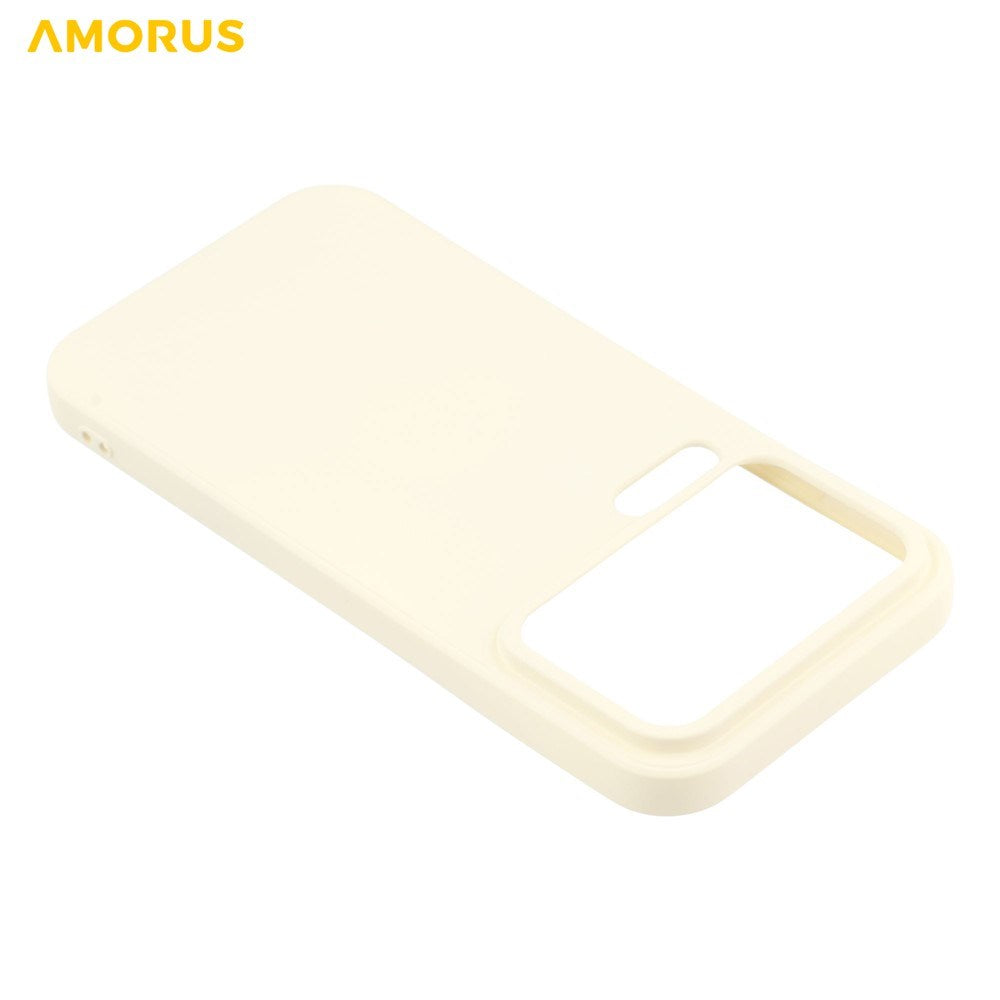 Xiaomi 17 Pro Amorus Flexibelt Plast Skal - Beige