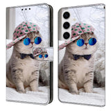Samsung Galaxy S26+ (Plus) EIDERWOOD Konstläder Fodral m. Tryck - Katt