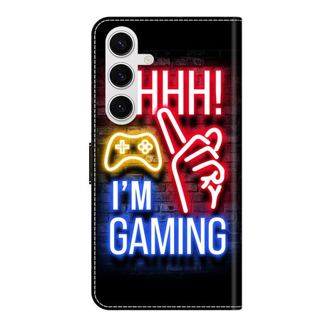 Samsung Galaxy S26+ (Plus) EIDERWOOD Konstläder Fodral m. Tryck - Neon