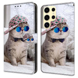 Samsung Galaxy S26 Ultra EIDERWOOD Konstläder Fodral m. Tryck - Katt