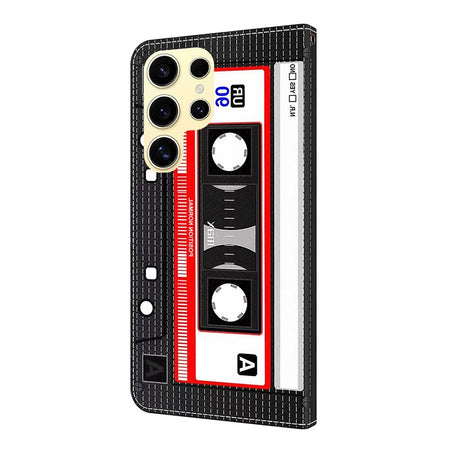 Samsung Galaxy S26 Ultra EIDERWOOD Konstläder Fodral m. Tryck - Kassettband