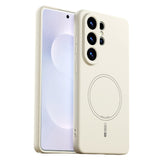 Samsung Galaxy S26 Ultra Silikon Skal - MagSafe Kompatibel - Beige