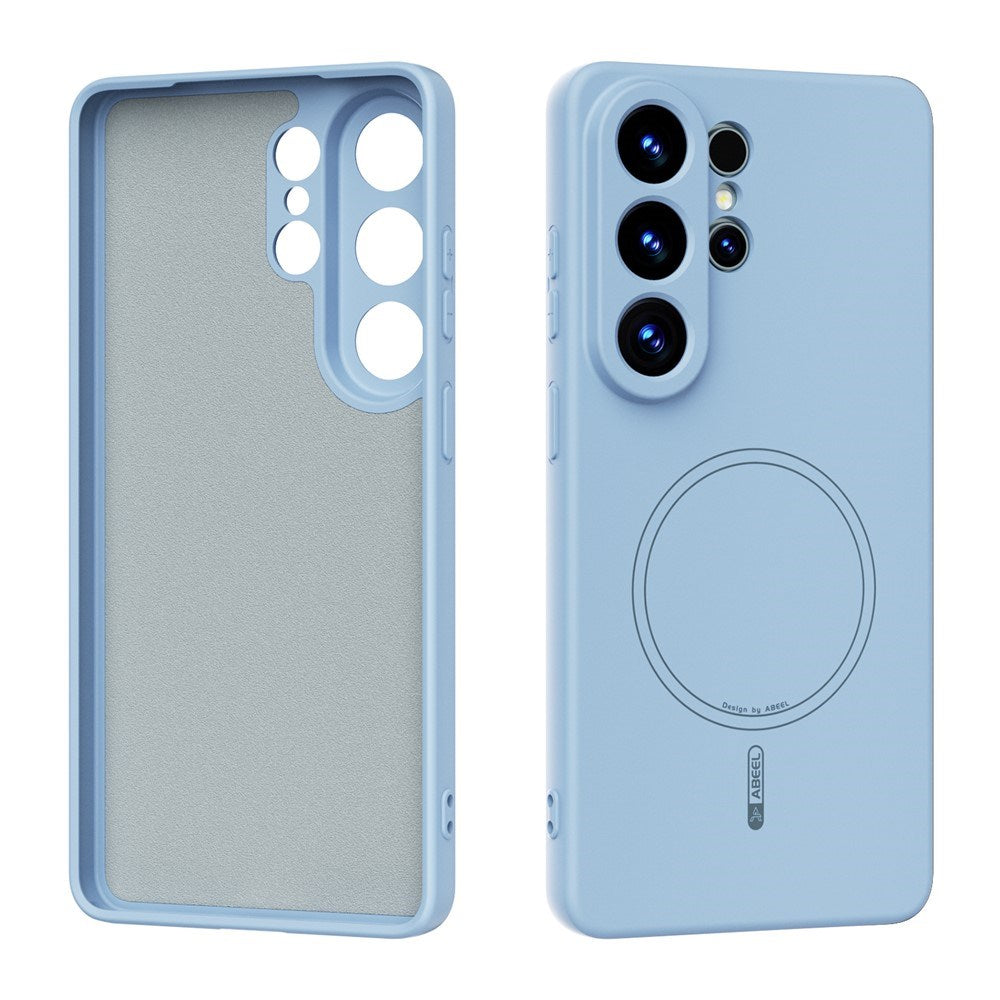Samsung Galaxy S26 Ultra Silikon Skal - MagSafe Kompatibel - Ljusblå