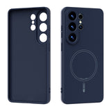 Samsung Galaxy S26 Ultra Silikon Skal - MagSafe Kompatibel - Mörkblå