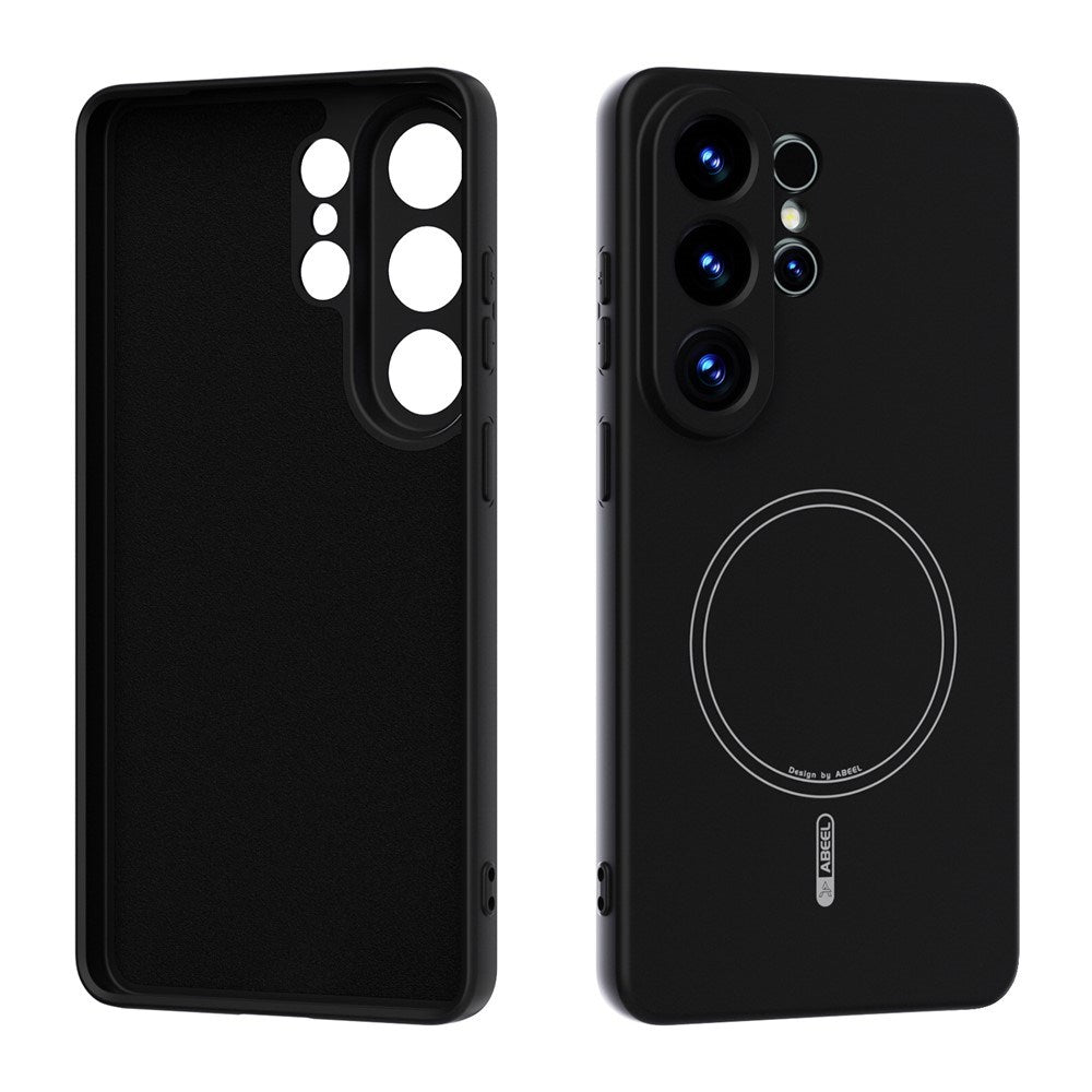 Samsung Galaxy S26 Ultra Silikon Skal - MagSafe Kompatibel - Svart