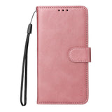 OnePlus 15R ENKAY 2-i-1 Konstläder Fodral m. Skärmskyddsglas - Rosa