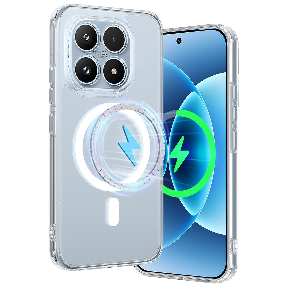 Xiaomi 17 EIDERWOOD Hybrid Plast Skal - MagSafe Kompatibel - Genomskinlig