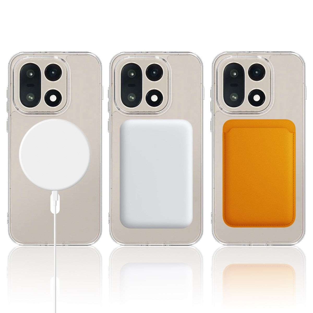 OnePlus 15 EIDERWOOD Hybrid Plast Skal - MagSafe Kompatibel - Genomskinlig