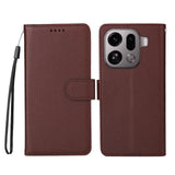 EIDERWOOD OPPO Find X9 Pro Konstläder Fodral m. Rem - Brun