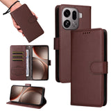 EIDERWOOD OPPO Find X9 Pro Konstläder Fodral m. Rem - Brun