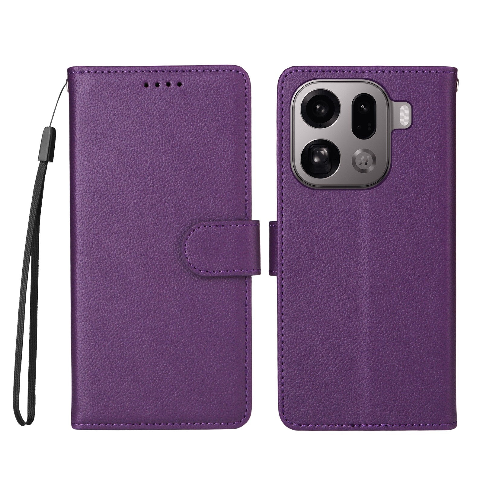 EIDERWOOD OPPO Find X9 Pro Konstläder Fodral m. Rem - Lila