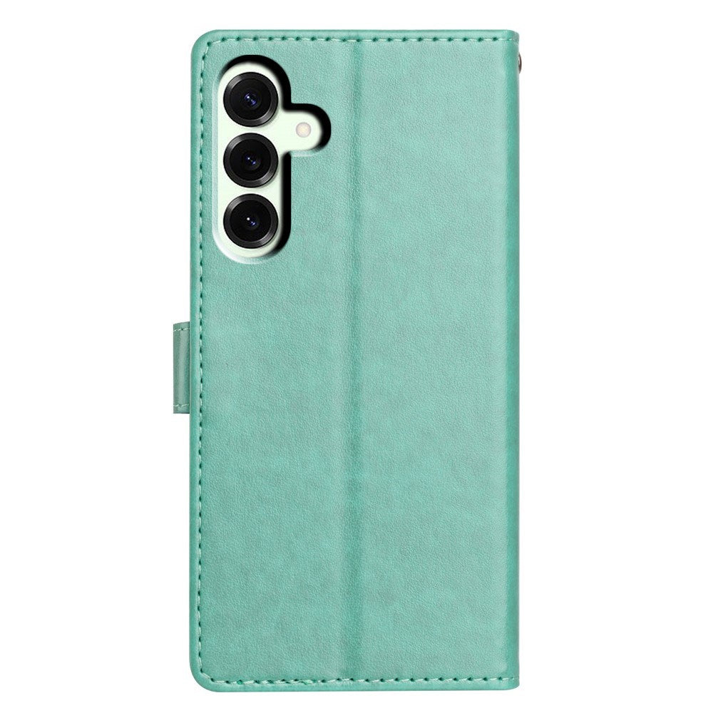 Samsung Galaxy A27 EIDERWOOD Konstläder Fodral med Rem - Grön