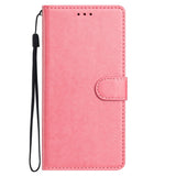Samsung Galaxy A27 EIDERWOOD Konstläder Fodral med Rem - Rosa