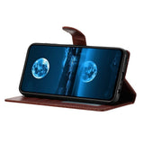 Samsung Galaxy A27 EIDERWOOD Konstläder Fodral med Rem - Brun