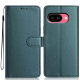Google Pixel 10a EIDERWOOD Konstläder Fodral m. Rem & Utfällbar Korthållare – Grön