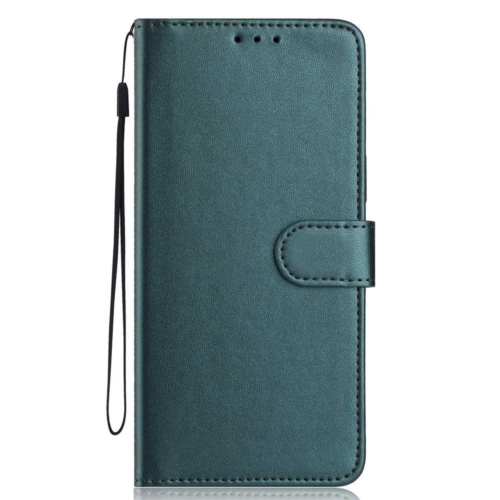 Google Pixel 10a EIDERWOOD Konstläder Fodral m. Rem & Utfällbar Korthållare – Grön