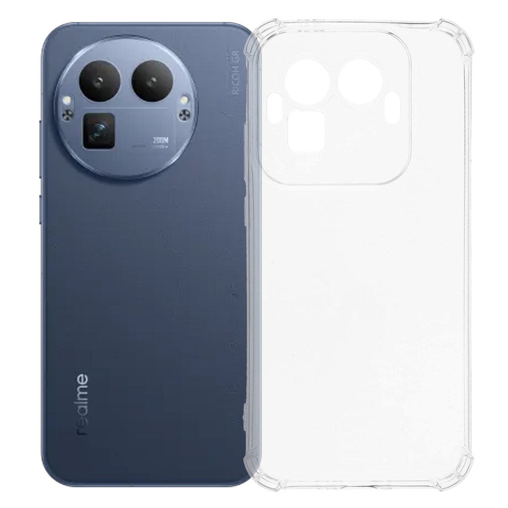 Realme GT 8 Pro EIDERWOOD Flexibelt Plast Skal m. Stötdämpande Hörn - Genomskinlig