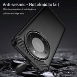 Honor Magic8 Lite MOFI Brushed Carbon Fiber Plast Skal - Svart