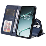 EIDERWOOD OnePlus 15R Konstläder Fodral m. Rem - Blå
