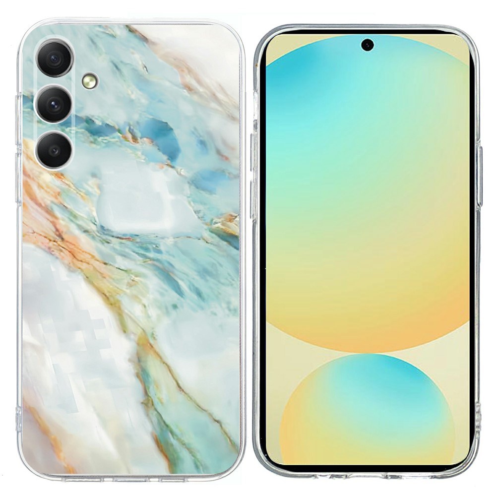 Samsung Galaxy A57 EIDERWOOD Flexibelt Plast Skal m. Mönster - Marmor